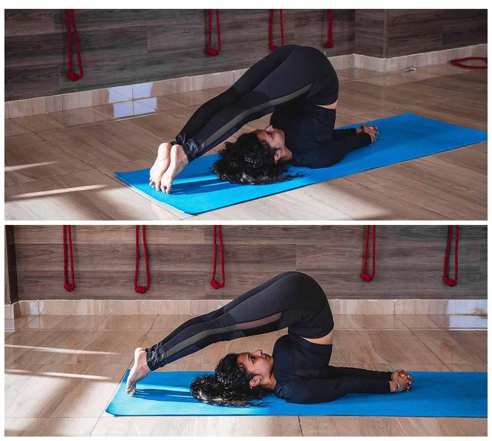 Plow Pose yoga